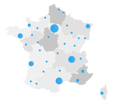 Maillage logistique et commercial d'Antargaz